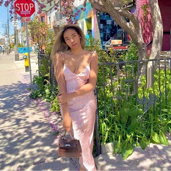 Pink Floral Maxi Dress 🌸 - Picture 2 of 2